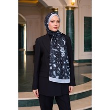 Ipekhan Soft Şal Siyah Beyaz 3050-13