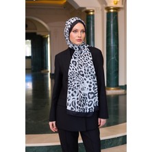 Ipekhan Soft Şal Beyaz Gri 3050-04