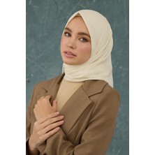 İpekhan Ekru Comfy Yok Eşarp -  10001-05