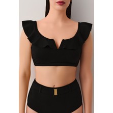 Suwen Volanlı Bralet Bikini Üst