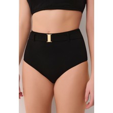 Suwen Yüksek Bel Kemerli Bikini Alt