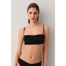 Suwen Straplez Bandeau Bikini Üst