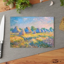 Painted Anarchy  Temperli Cam Kesme Tahtası - Şık Tasarım, Kaymaz Yüzey, Çizilmez