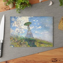 Painted Anarchy Empresyonist Sanat Tasarımı Temperli Cam Kesme Tahtası - Şık, Kaymaz, Çizilmez