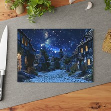 Painted Anarchy Cesur Sanat Eseri: Şık Tasarımlı Temperli Cam Doğrayıcı Tahta , Kaymaz Yüzeyli, Çizilmez