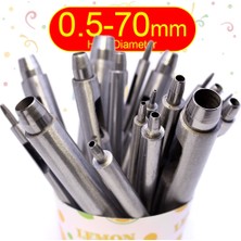 2mm Tarzı Yuvarlak Punch Hollow Punch Çelik Keski Deri Delgeç Kemerler, Metal Contalar, Deri, Kanvas (O 60MM) Için Kesme Aleti (Yurt Dışından)