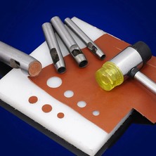 2mm Tarzı Yuvarlak Punch Hollow Punch Çelik Keski Deri Delgeç Kemerler, Metal Contalar, Deri, Kanvas (O 60MM) Için Kesme Aleti (Yurt Dışından)