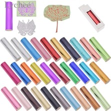 Mingjing Shop3 No.5 Tarzı Lychee Life Sıcak Damgalama Folyo Çok Renkli Lazer Folyo Kağıt Dıy Malzeme Deri Konfeksiyon Çanta Kutusu Kart (Yurt Dışından)
