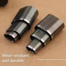Mingjing Shop3 Set9 Tarzı Rorgeto Aped Tarzı Delik Içi Boş Yumruk Kesici Seti Delme Aracı Deri Kemer Telefon Kılıfı Deri El Sanatları Dıy Aracı (Yurt Dışından)
