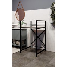 Çamaşır Makinası ve Kurutma Makinası Rafı Çamaşır Makinası Üstü Banyo Düzenleyici Raf