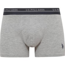 U.s. Polo Assn.  Erkek 201 Lacivert- Gri Melanj-Lacivert 3 Lü Boxer