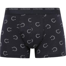 U.s. Polo Assn.  Erkek 211 Lacivert-Antrasit Melanj - Siyah3 Lü Boxer