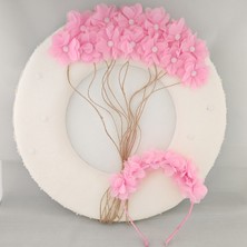 Big Trend Store Babyshower Çiçekli Kapı Süsü ve Çiçekli Tacı