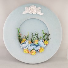 Big Trend Store Babyshower Çiçekli Kapı Süsü ve Çiçekli Tacı