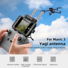 Alchemy Craft Djı Mavic 3/air 2/2s/mini 2 Drone Uzaktan Kumanda Sinyal Genişletici Için 5.8ghz Yagi Anten Sinyal , Gri (Yurt Dışından)