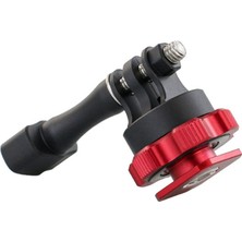 Alchemy Craft Gopro9/10 Için Sıcak Ayakkabı Taşınabilir Dönüşüm Kafası Slr Fotoğraf Kamera Tutma Sıcak Ayakkabı Koltuğu Bağlantı Kolu, Titanyum (Yurt Dışından)