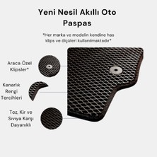 Evanotion Honda Civic Fc5 Uyumlu Araca Özel Akıllı Paspas Eva Paspas Hücreli Paspas Siyah