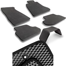 Evanotion Peugeot 301 Uyumlu Araca Özel Akıllı Paspas Eva Paspas Hücreli Paspas Gri