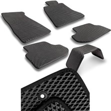 Evanotion Tofaş Şahin Doğan Uyumlu Araca Özel Akıllı Paspas Eva Paspas Hücreli Paspas Siyah