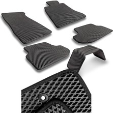 Evanotion Renault Clio 5 Uyumlu Araca Özel Akıllı Paspas Eva Paspas Hücreli Paspas Antrasit