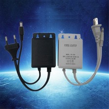Spibicyy 12V 2A Güç Adaptörü Su Geçirmez Güç Gözetim Kamerası Yağmur Geçirmez Güç Adaptörü Işık Şeridi Kaynağı Abd Fişi Beyaz (Yurt Dışından)