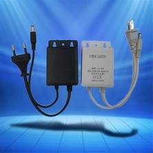 Spibicyy 12V 2A Güç Adaptörü Su Geçirmez Güç Gözetim Kamerası Yağmur Geçirmez Güç Adaptörü Işık Şeridi Kaynağı Abd Fişi Beyaz (Yurt Dışından)