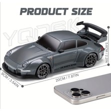 Porsche 911 Drift 4x4 Uzaktan Kumandalı 1:24 Şarjlı RC Araba 2.4ghz 4WD 20Km/s