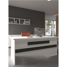 Festival Ofis Masası - OFİS-10-1-4-120 x 90 Beyaz - Antrasit