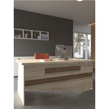 Festival Ofis Masası - OFİS-10-8-2-120 x 75 Beyaz - Ceviz