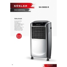 Süsler SH-9005R Uzaktan Kumandalı Sulu Hava Soğutucu
