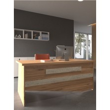 Myniture Home & Living Festival Ofis Masası - OFİS-10-6-8-120 x 60 Beyaz - Travelter