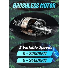 Eisenn Germany Blue 3LÜ Set Kömürsüz Motor Budama Makası + Zincirli Otomatik Yağlamalı Dal Kesme + Teleskopik Uzatma