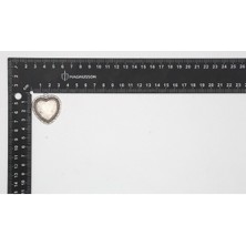 Etamin Kanaviçe Taş Işleme Kolye Çercevesi Kolye Ucu (5 Adet)