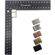 5X15 mm Deri Bileklik Kiliti Mıknatıslı Kilit (20 Adet)