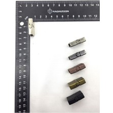 5X15 mm Deri Bileklik Kiliti Mıknatıslı Kilit (20 Adet)
