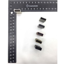 5X15 mm Deri Bileklik Kiliti Mıknatıslı Kilit (20 Adet)