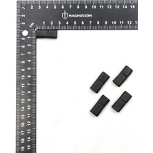 Boncadas 6x12 Mm Deri Bileklik Kiliti Oval Mıknatıslı Kilit (5 Adet)