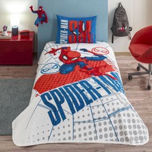 Taç Yeni Sezon Lisanslı Spiderman Web Tek Kişilik Pike Takımı