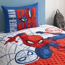 Taç Yeni Sezon Lisanslı Spiderman Web Tek Kişilik Pike Takımı
