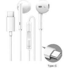 Samsung Oppo Xiaomi Huawei Uyumlu Type-C Kablolu Kulaklık