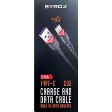 Syrox Type-C Şarj Kablosu
