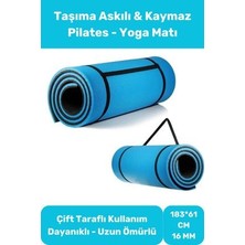Yoga Meditasyon Minderi 16MM Mat Özel Konfor Modeli Çift Taraflı Kaymaz Silinebilir Iz Yapmaz