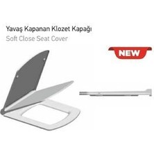 Retro - Basıcs Kale Yavaş Kapanan Duroplast Klozet Kapağı