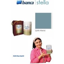 Stella Su Bazlı Saf Akrilik Boya 500ML - Çelik Mavisi