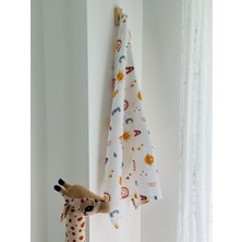 Ft Baby Collection Pamuk Müslin Bebek Battaniyesi  Müslın Örtü 80  x  90 Cm