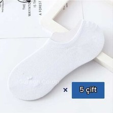 5 Çift Unisex Görünmez Sneakers Babet Pamuklu Çorap