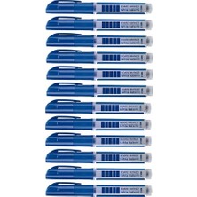 Artlantis Mavi Yazı Tahta Kalemi 12 Adet Kartuşlu Değişebilen Kolay Silinebilir Beyaz Yazı Tahta Kalemi Doldurulabilir