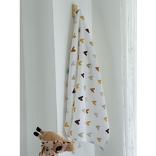 Ft Baby Collection Pamuk Müslin Bebek Battaniyesi  Müslın Örtü 80  x  90 Cm