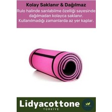 Yoga Meditasyon Minderi 6,5mm Mat Özel Konfor Modeli Çift Taraflı Kaymaz Silinebilir Kamp Matı