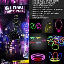 Pilelistore Glow Parti Seti 152 Parçalık Lüks Glow Stick Kostüm Seti